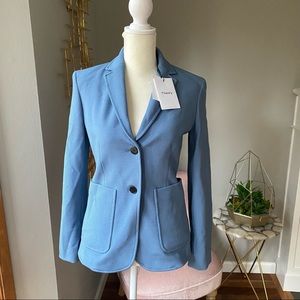 NWT Theory Light Sky Blue Blazer Suit Jacket Size 00 / XS